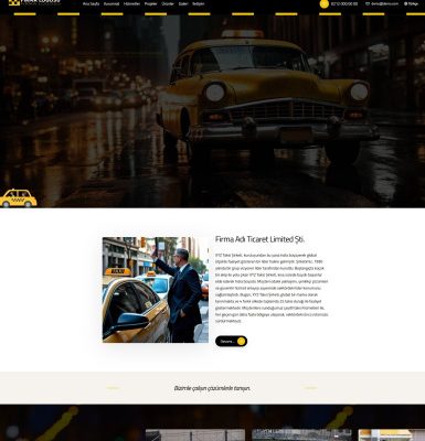 Hazır Ulaşım ve Servis Web Sitesi V5